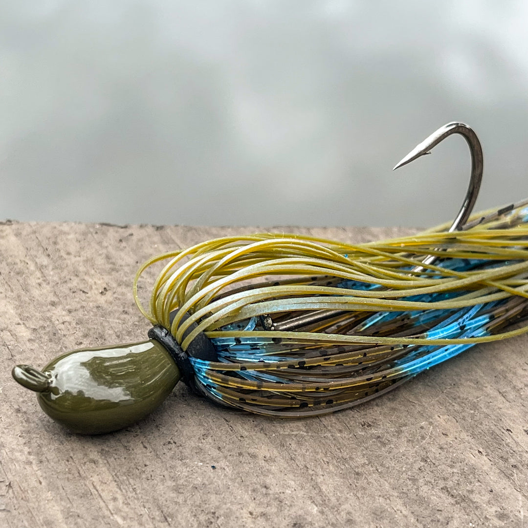 Snagless Flipping Jig 1/2 oz. / Green Pumpkin