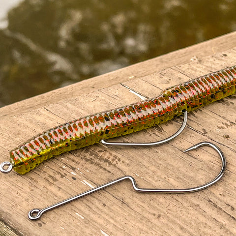 english fish hook OneCast Fishing Long Neck Hook - 5/0 Long Neck Hook